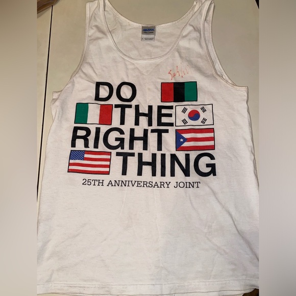 Do the Right Thing autographed by Spike Lee Size Small Tank Top Collectible - Picture 1 of 9